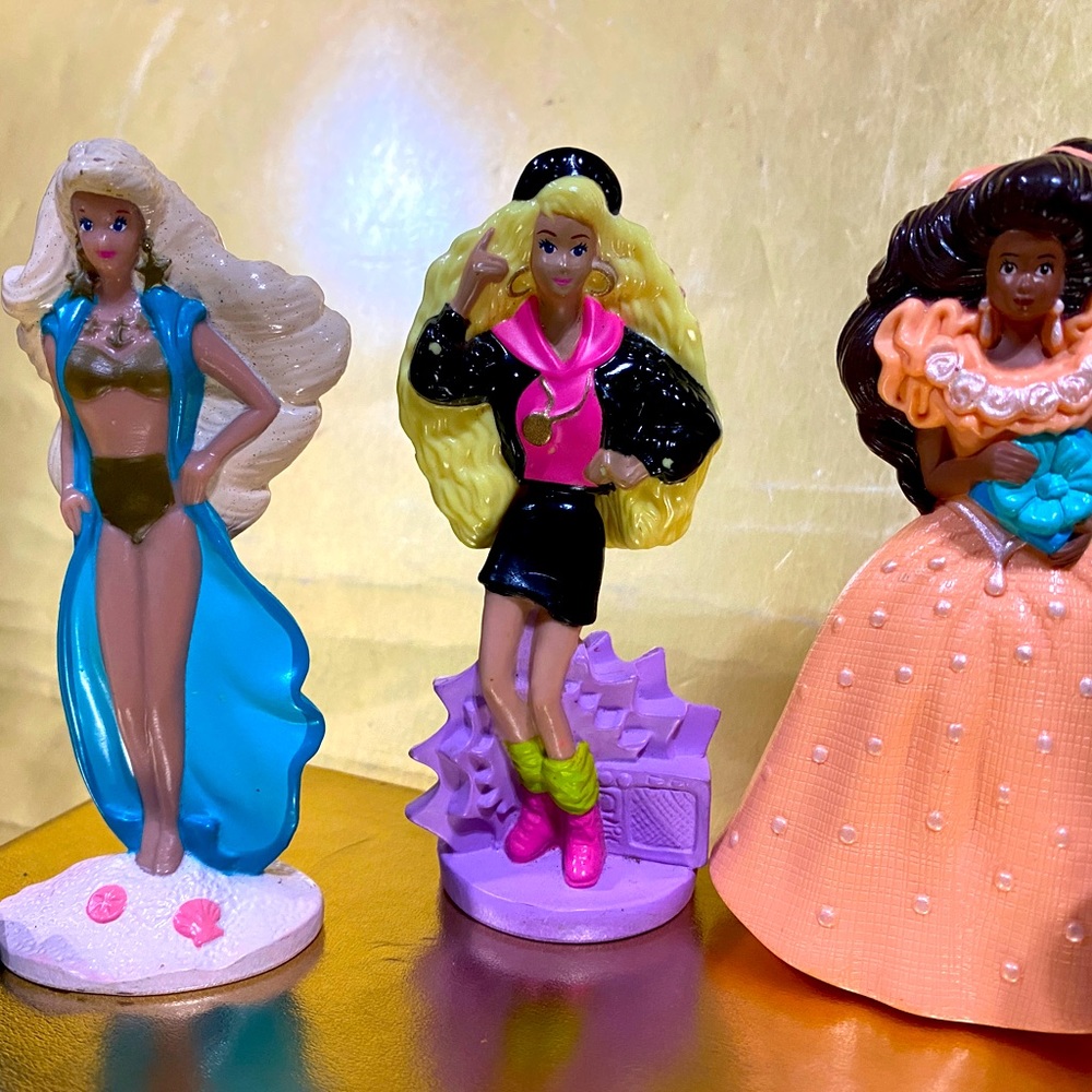 BARBIE VTG 1991 MCDONALD’S HAPPY MEAL TOY BUNDLE OF 6 PVC FIGURINES MATTEL - Picture 8 of 14